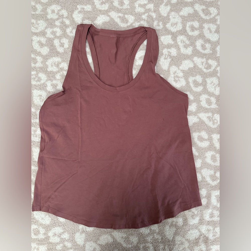 Lululemon Women's Burgundy Tank Top size 10